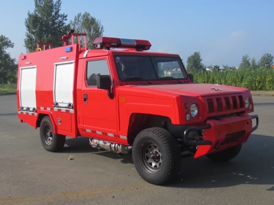 國六四驅北汽1噸森林水罐消防車(chē)