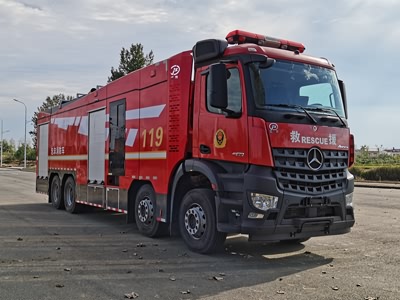 國六德國奔馳18噸泡沫消防車(chē)