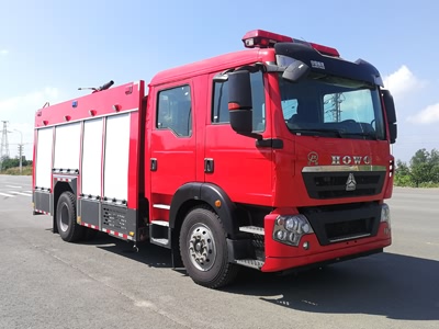 國六重汽6噸泡沫消防車(chē)