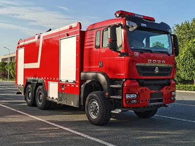 國六重汽四驅18噸森林泡沫消防車(chē)