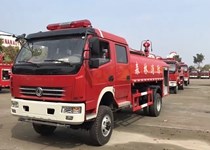 國五東風(fēng)雙排座5噸消防灑水車(chē)